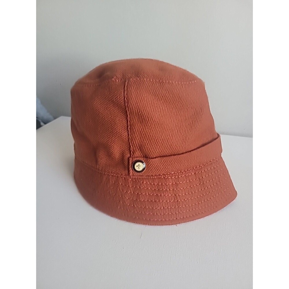 Vintage J Crew Bucket Hat Rust Orange Wool